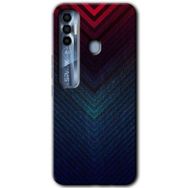 Tecno Spark 7 Pro Abstract 4 Baskılı Uyumlu Silikon Kılıf