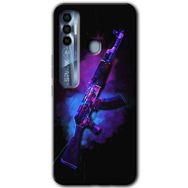 Tecno Spark 7 Pro AK Baskılı Uyumlu Silikon Kılıf