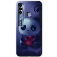 Tecno Spark 7 Pro Bebek Panda Baskılı Uyumlu Silikon Kılıf