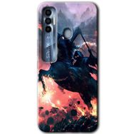 Tecno Spark 7 Pro Bloodhorne Baskılı Uyumlu Silikon Kılıf