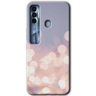 Tecno Spark 7 Pro Blur Lights Baskılı Uyumlu Silikon Kılıf