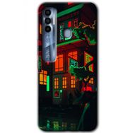 Tecno Spark 7 Pro China Street Baskılı Uyumlu Silikon Kılıf