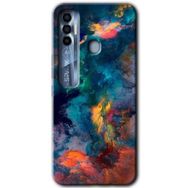 Tecno Spark 7 Pro Color Storm Baskılı Uyumlu Silikon Kılıf