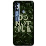 Tecno Spark 7 Pro Do Not Hide Baskılı Uyumlu Silikon Kılıf