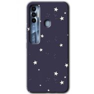 Tecno Spark 7 Pro Gökyüzü Yıldız Baskılı Uyumlu Silikon Kılıf