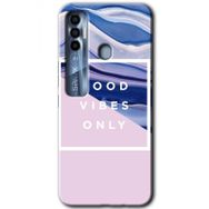 Tecno Spark 7 Pro Good Vibes Baskılı Uyumlu Silikon Kılıf