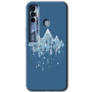 Tecno Spark 7 Pro İceberg Baskılı Uyumlu Silikon Kılıf