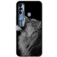 Tecno Spark 7 Pro Lion Baskılı Uyumlu Silikon Kılıf