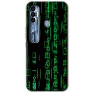 Tecno Spark 7 Pro Matrix Baskılı Uyumlu Silikon Kılıf