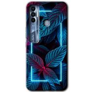 Tecno Spark 7 Pro Mekanik Yaprak 4 Baskılı Uyumlu Silikon Kılıf