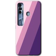 Tecno Spark 7 Pro Oblique Baskılı Uyumlu Silikon Kılıf
