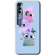 Tecno Spark 7 Pro Puffy Baskılı Uyumlu Silikon Kılıf