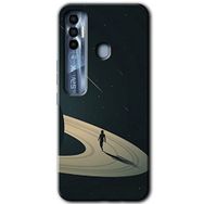Tecno Spark 7 Pro Space Planet Baskılı Uyumlu Silikon Kılıf