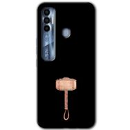 Tecno Spark 7 Pro Thor Çekiç Baskılı Uyumlu Silikon Kılıf