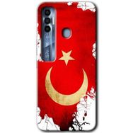 Tecno Spark 7 Pro Türkiyem Baskılı Uyumlu Silikon Kılıf