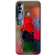 Tecno Spark 7 Pro Wet Bubbles Baskılı Uyumlu Silikon Kılıf