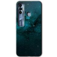 Tecno Spark 7 Pro Yıldızlararası Baskılı Uyumlu Silikon Kılıf