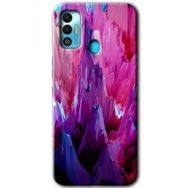 Tecno Spark 7T Abstraction Sharp Baskılı Uyumlu Silikon Kılıf