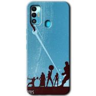Tecno Spark 7T Avengers Team Baskılı Uyumlu Silikon Kılıf