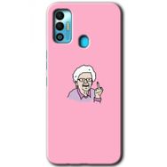 Tecno Spark 7T Bad Grandmother Baskılı Uyumlu Silikon Kılıf
