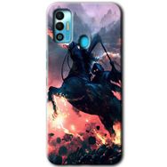 Tecno Spark 7T Bloodhorne Baskılı Uyumlu Silikon Kılıf