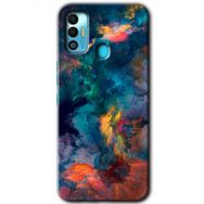 Tecno Spark 7T Color Storm Baskılı Uyumlu Silikon Kılıf
