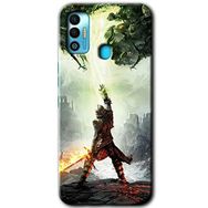 Tecno Spark 7T Dragon Hunter Baskılı Uyumlu Silikon Kılıf