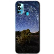 Tecno Spark 7T Eclipse Sky Baskılı Uyumlu Silikon Kılıf