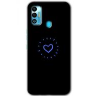 Tecno Spark 7T Heart Strokes Baskılı Uyumlu Silikon Kılıf