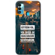 Tecno Spark 7T Manzara Seviyorum Baskılı Uyumlu Silikon Kılıf