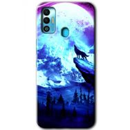 Tecno Spark 7T Mega Kurt Baskılı Uyumlu Silikon Kılıf