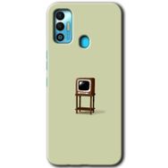 Tecno Spark 7T Retro TV Baskılı Uyumlu Silikon Kılıf