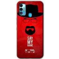 Tecno Spark 7T Say My Name Baskılı Uyumlu Silikon Kılıf