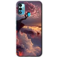 Tecno Spark 7T Uçurumdaki Hayat Baskılı Uyumlu Silikon Kılıf