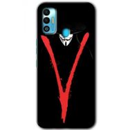 Tecno Spark 7T V for Baskılı Uyumlu Silikon Kılıf