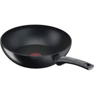 Tefal 28 cm Titanyum 3X UltimateOne İndüksiyon Tabanlı Wok Tava siyah