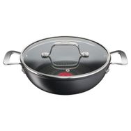 Tefal 6x Excellence Titanium 28 cm İndüksiyon Tabanlı Kısa Şef Tencere