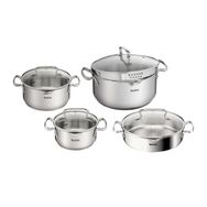 Tefal Duetto 8 Parça Çelik Tencere Seti