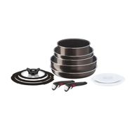 Tefal Ingenio XL Intense Titanyum 2X Büyük Tencere ve Tava Set Siyah