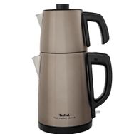 Tefal Tea Expert Deluxe Şampanya Çelik Demlikli Çay Makinesi