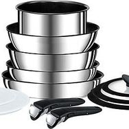 Tefal Titanium Ingenio Preference Metal 12 Parça Büyük Tava ve Tencere Seti