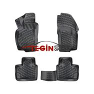 Tegin Alfa Romeo 156 2004 3D Siyah Havuzlu Paspas