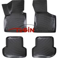 Tegin Audi A3 2012 3D Siyah Havuzlu Paspas