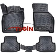 Tegin Audi A3 2021 3D Siyah Havuzlu Paspas