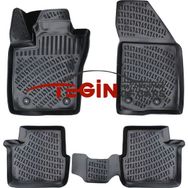 Tegin Fiat Egea HB 2016+ 3D Siyah Havuzlu Paspas