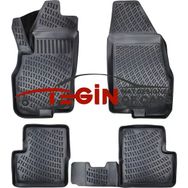 Tegin Fiat Punto Evo 2017 3D Siyah Havuzlu Paspas