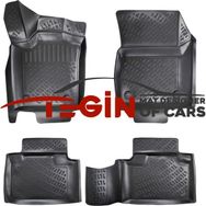 Tegin Jeep Grand Cherokee WK2 2016 3D Siyah Havuzlu Paspas