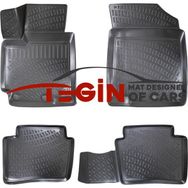 Tegin Kia Rio 2017+ 3D Siyah Havuzlu Paspas