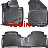 Tegin Kia Sorento 2016 3D Siyah Havuzlu Paspas
