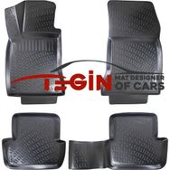 Tegin Mercedes GLA 3D 2016 Siyah Havuzlu Paspas